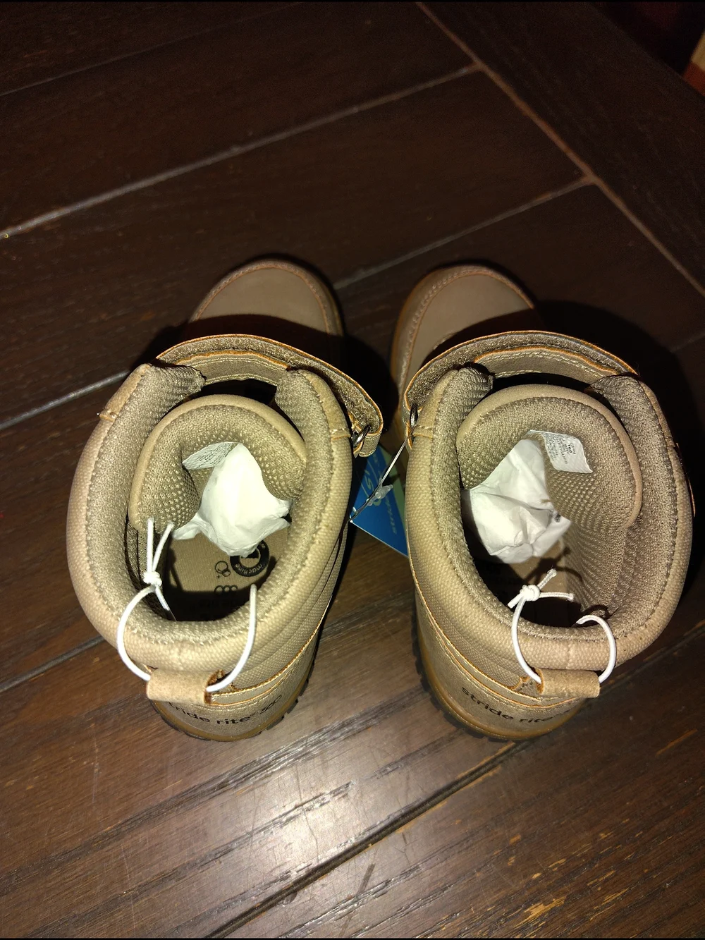 Stride Rite 360 Toddlers Tan High-Top Boots Sz. 10M